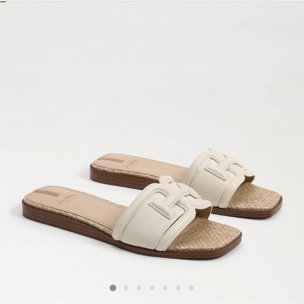 Sam Edelman Irina Slide Sandals-Modern Ivory Leather
